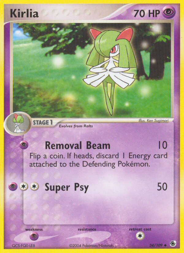 Kirlia card