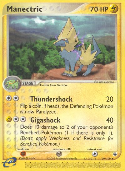 Manectric card