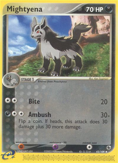 Mightyena card