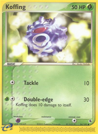 Koffing card