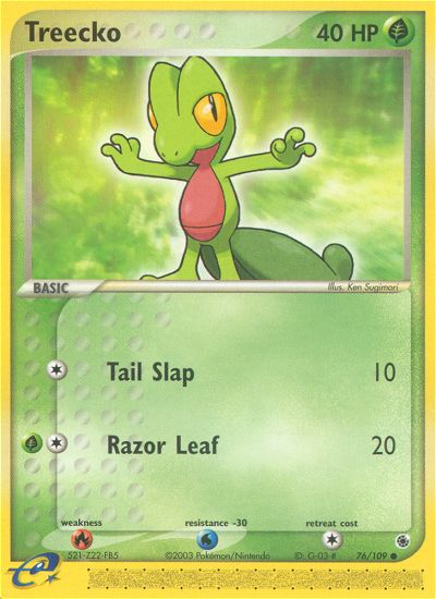 Treecko card