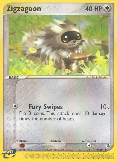 Zigzagoon card