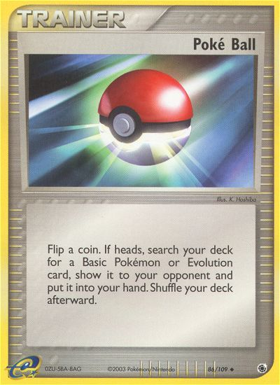 Poké Ball card