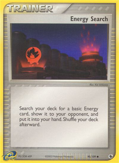 Energy Search card