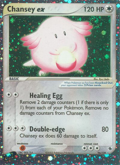 Chansey ex card