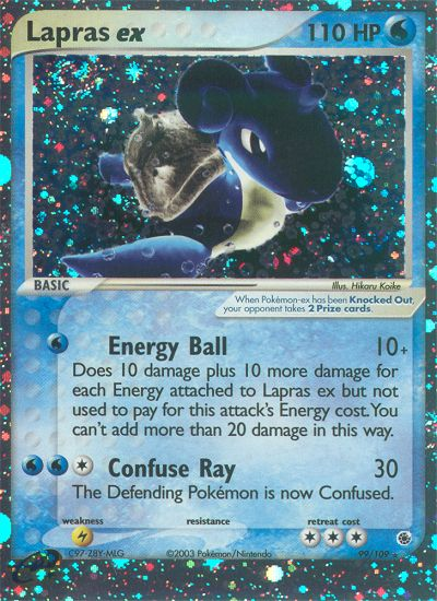 Lapras ex card