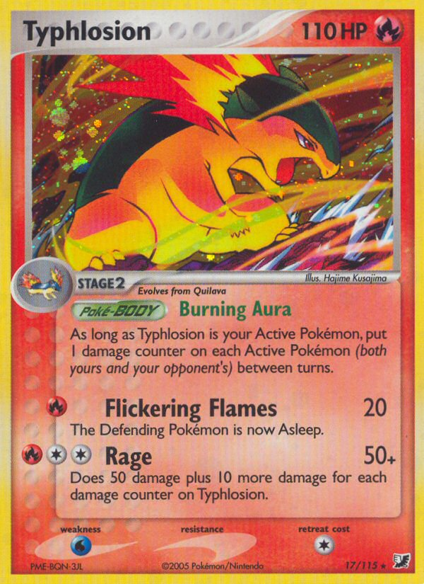 Typhlosion card