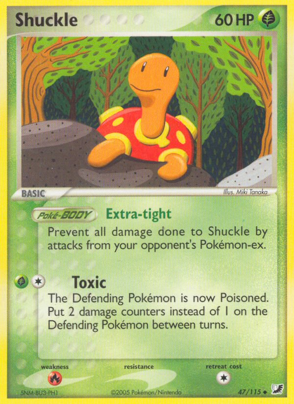 Shuckle card