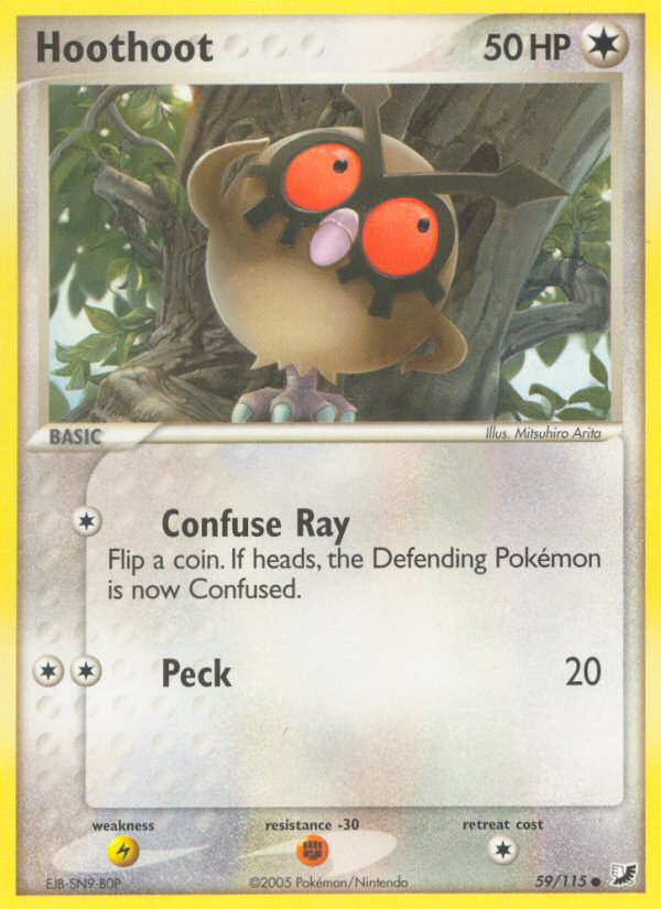 Hoothoot card