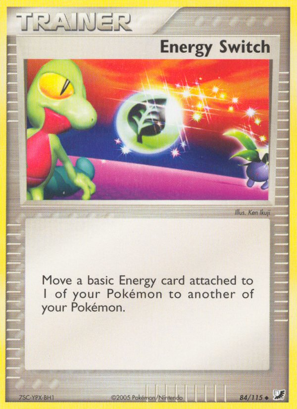 Energy Switch card