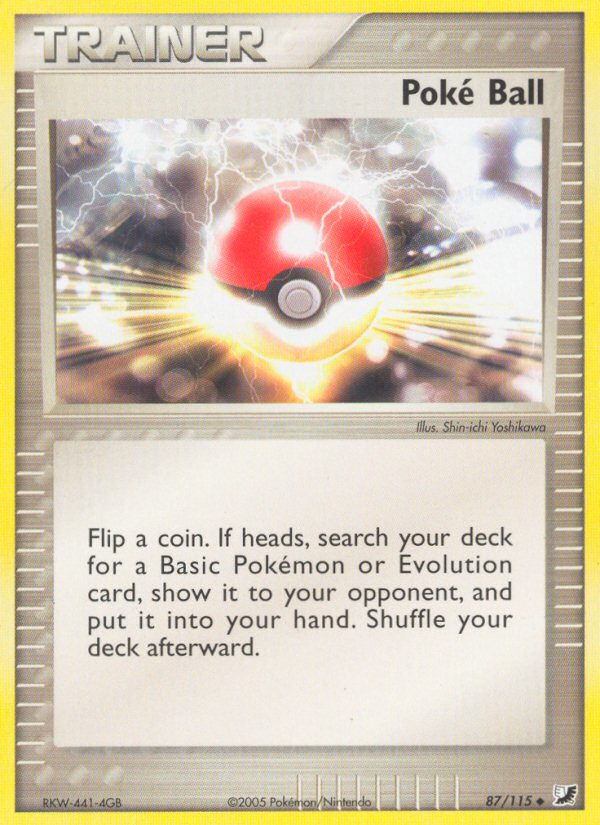 Poké Ball card