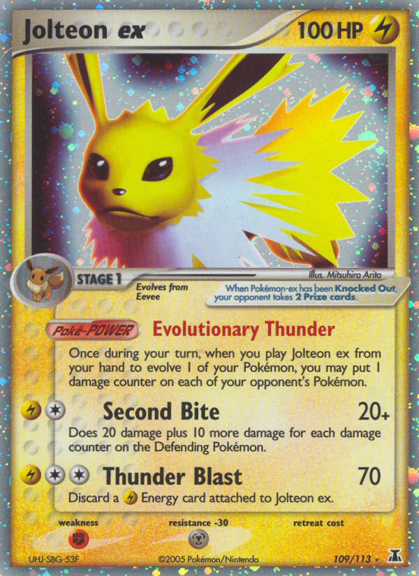 Jolteon ex card