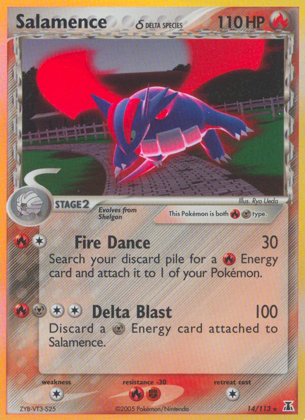 Salamence δ card