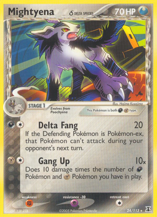 Mightyena δ card