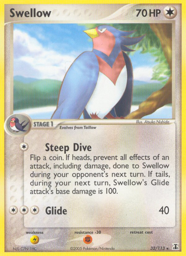 Swellow card