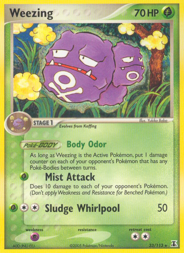 Weezing card