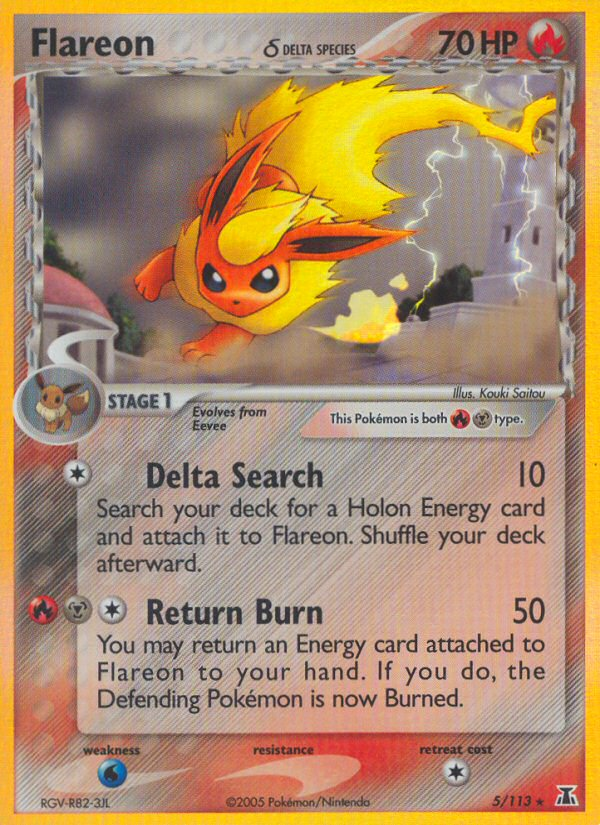 Flareon δ card