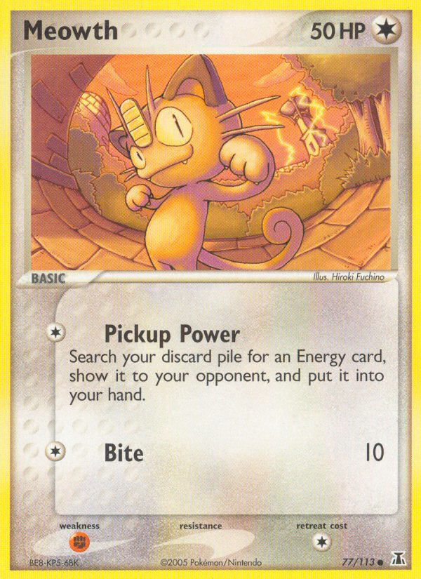 Meowth card