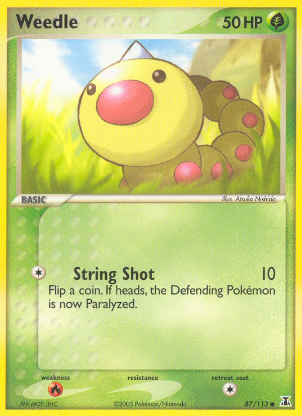 Weedle card