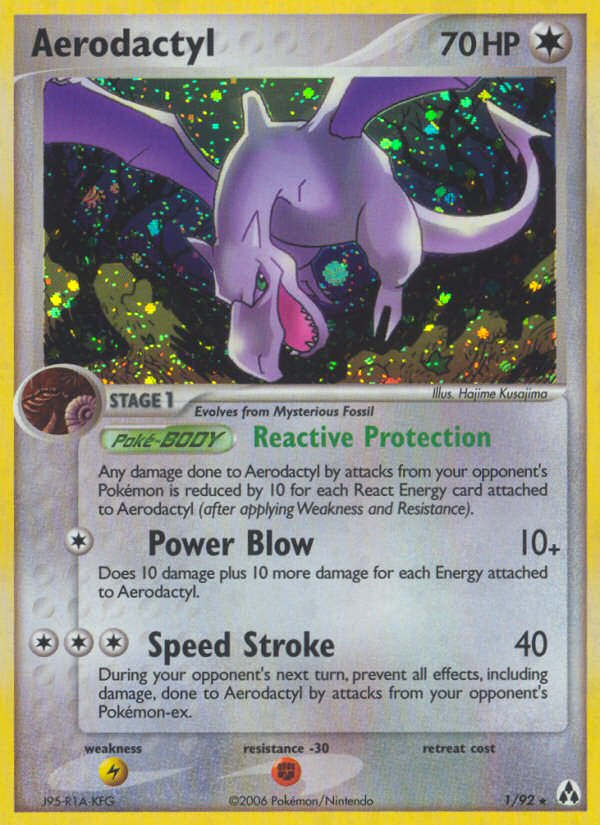 Aerodactyl card