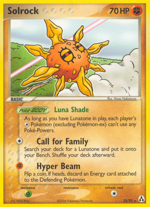 Solrock card