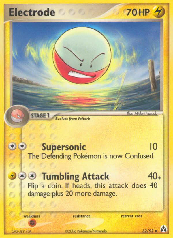 Electrode card