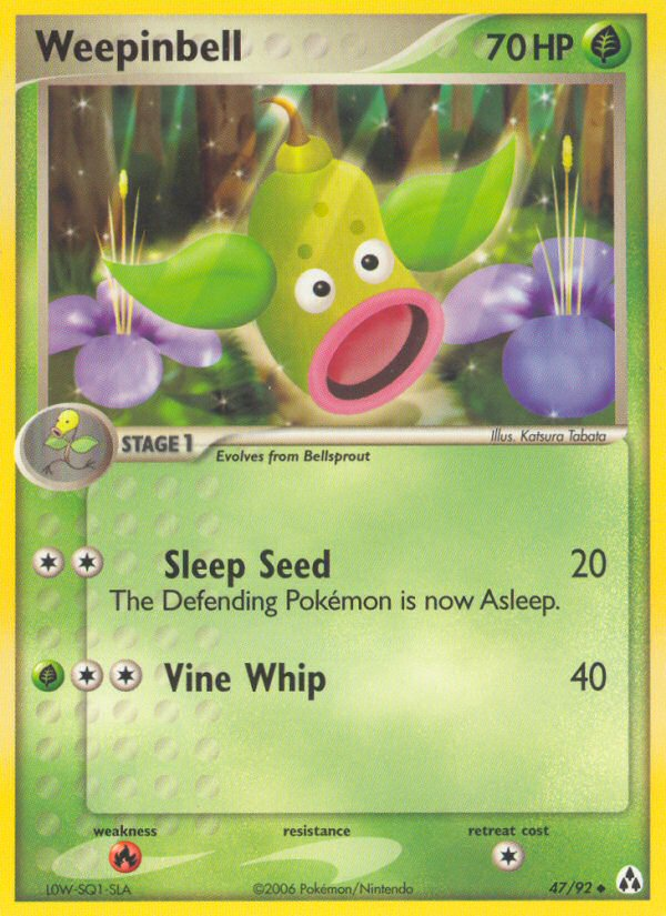 Weepinbell card