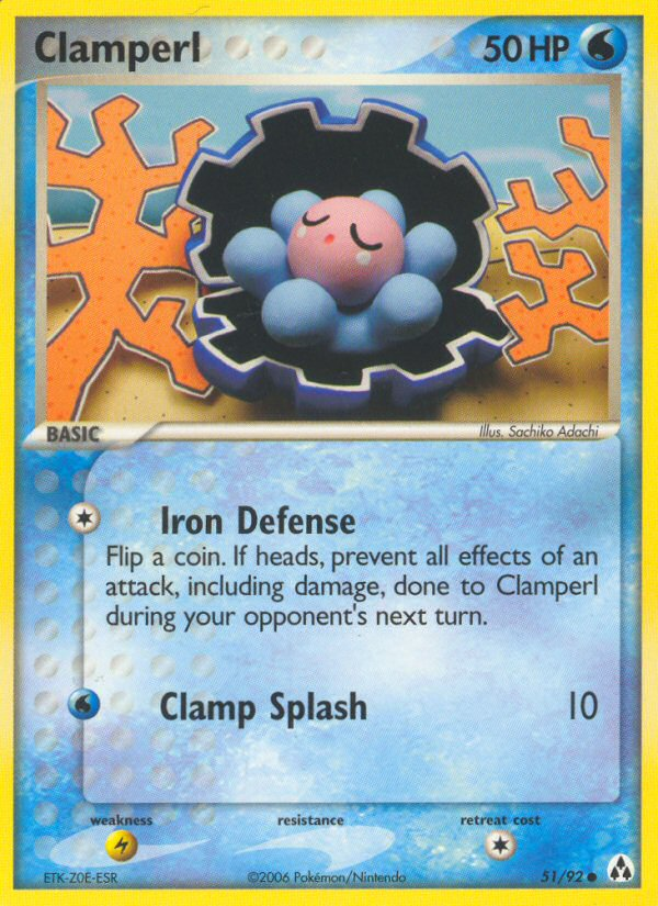 Clamperl card