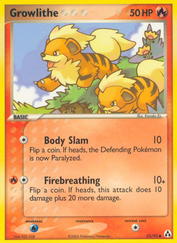 Growlithe card