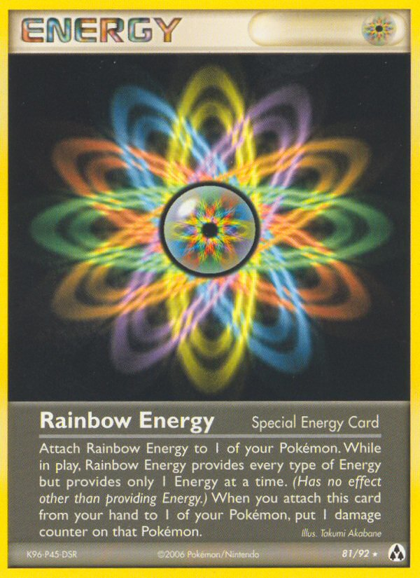 Rainbow Energy card