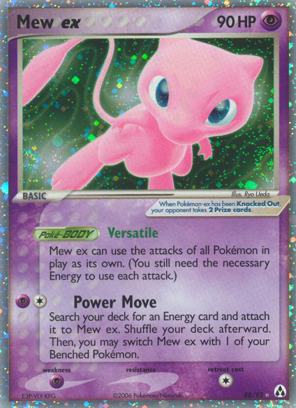 Mew ex card