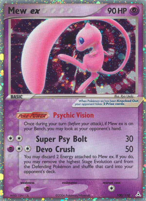 Mew ex card