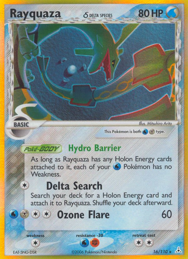 Rayquaza δ card