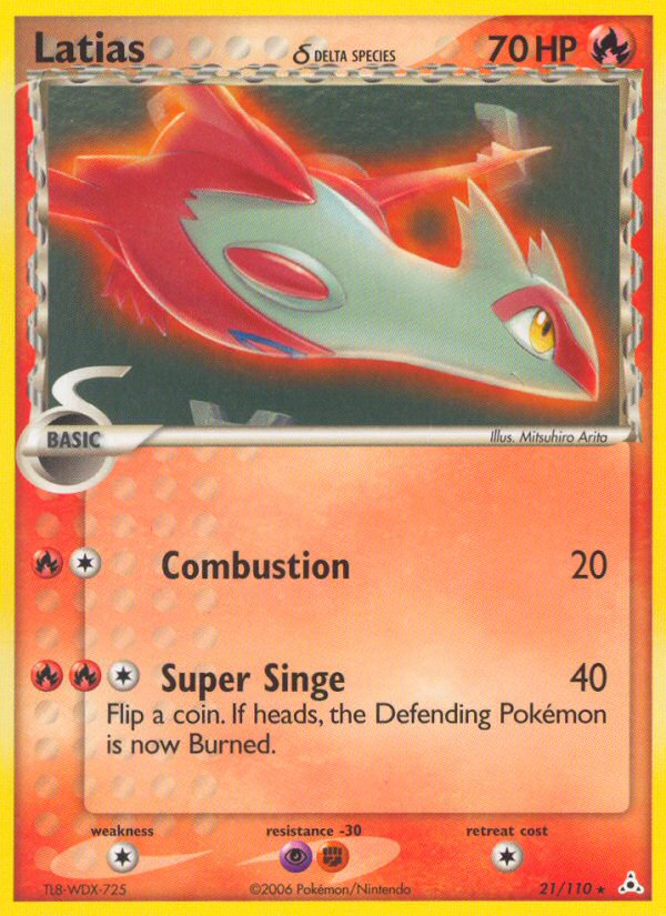 Latias δ card