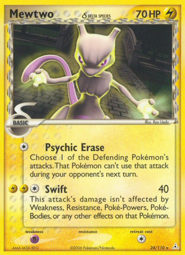 Mewtwo δ card