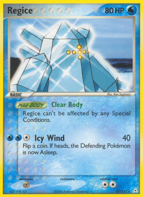 Regice card