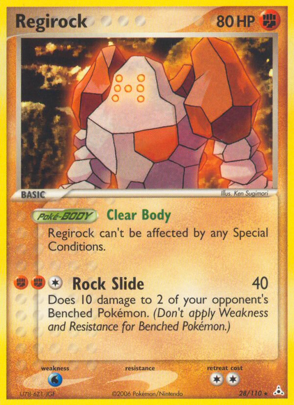 Regirock card