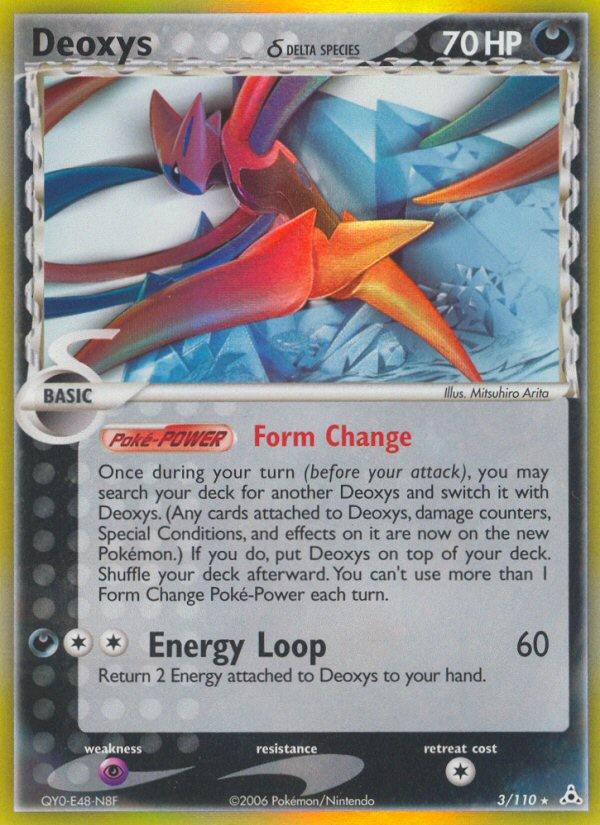 Deoxys δ card