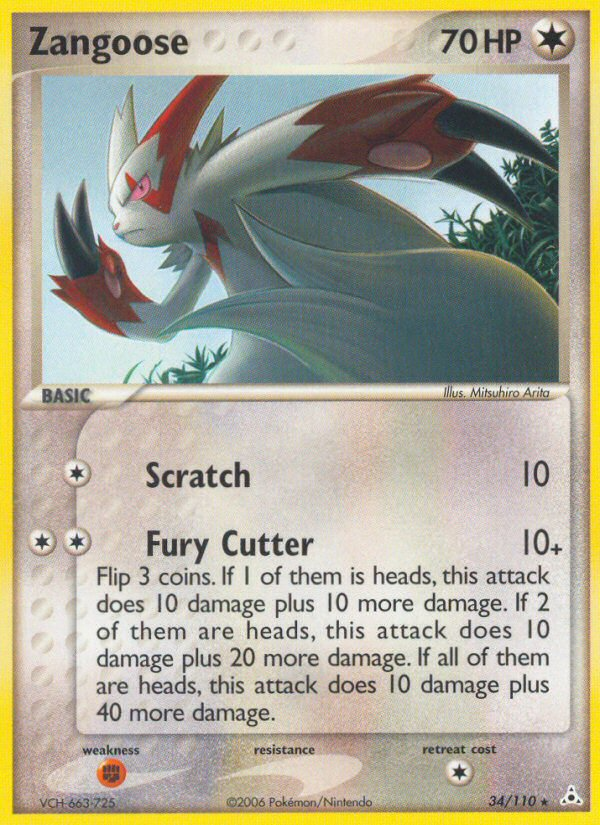 Zangoose card