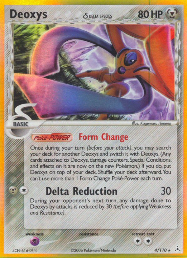 Deoxys δ card