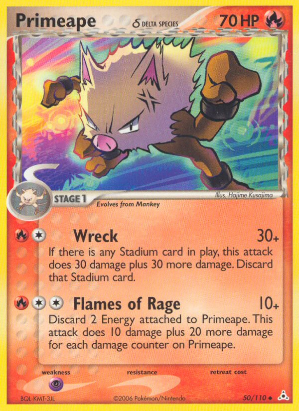 Primeape δ card