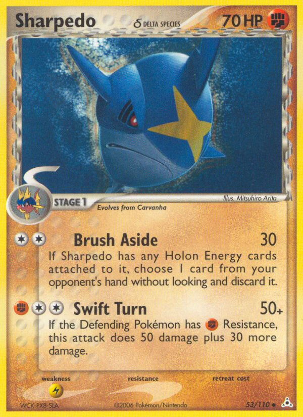 Sharpedo δ card