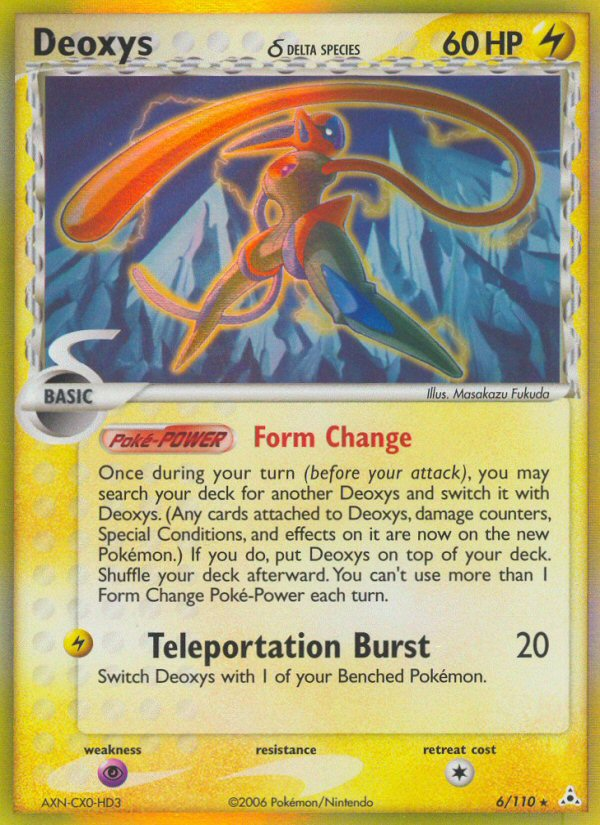 Deoxys δ card