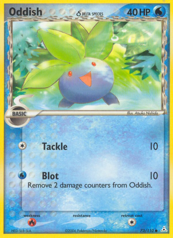 Oddish δ card