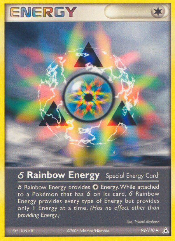 δ Rainbow Energy card