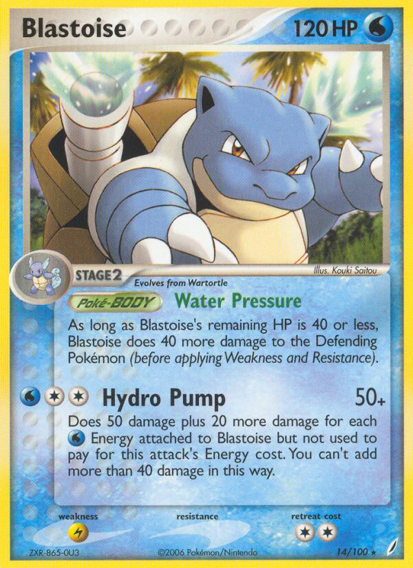 Blastoise card