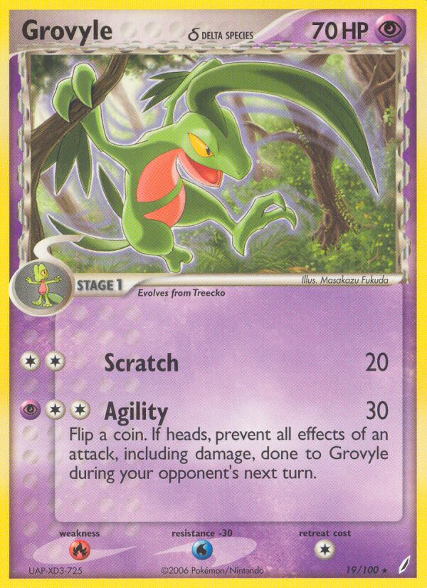 Grovyle δ card