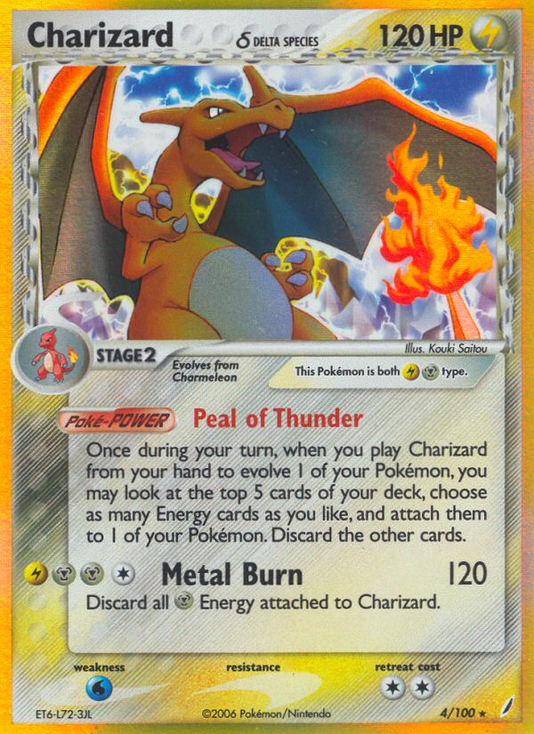 Charizard δ card