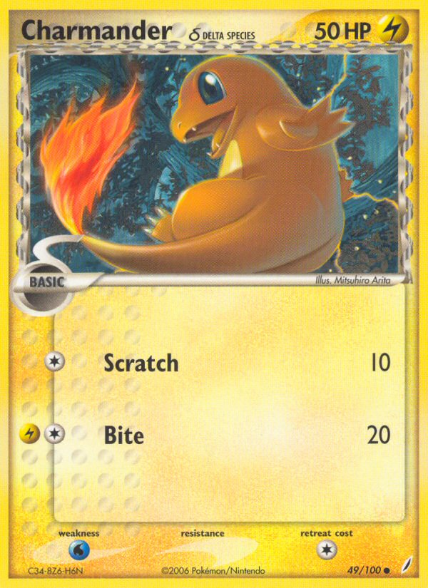 Charmander δ card