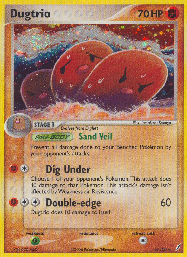 Dugtrio card